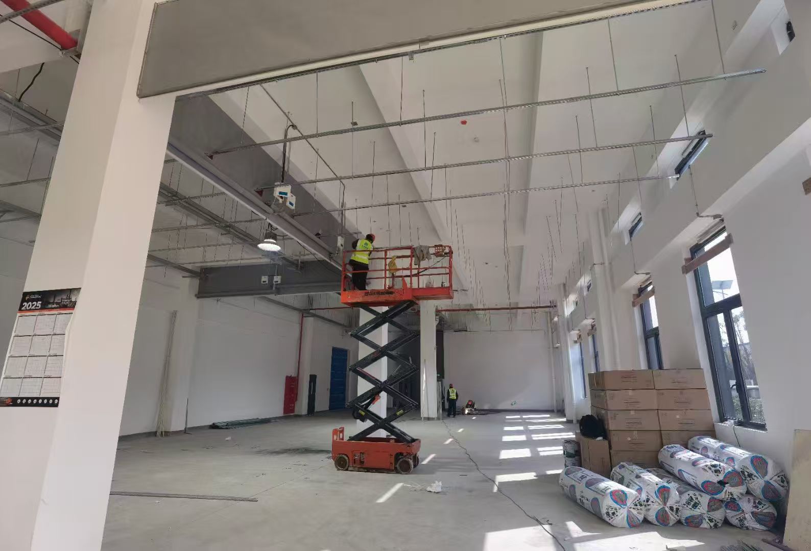 上海松江廠房裝修鋼結構夾層搭建案例